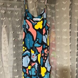 Fighting Eel Multicolor Floral Romper